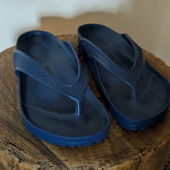 Birkenstock Honolulu Essentials Eva Sandals Blue Size 6 Waterproof - Picture 4 of 6